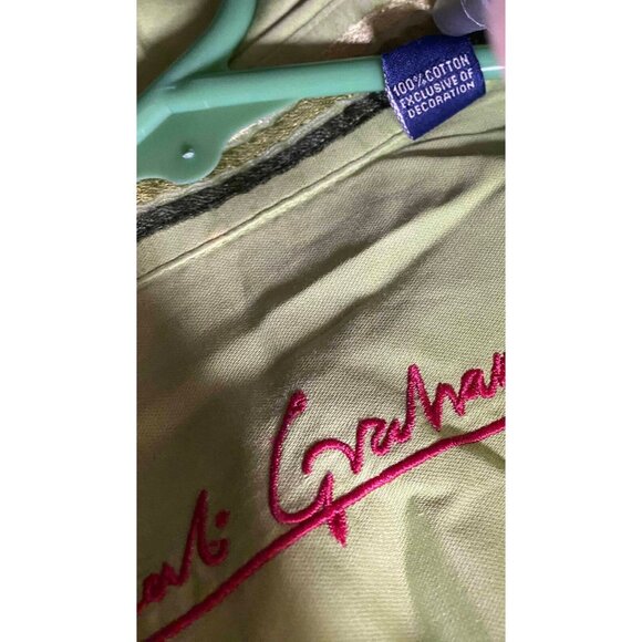 Robert Graham Mens M Green Long Sleeve Button Up Casual Shirt Preppy - Picture 5 of 7